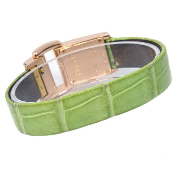 PIAGET Miss Protocole Ref.P10374 Watch 18KYG Crocodile Diamond 191269 - Picture 3 of 7